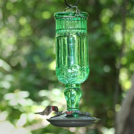 Perky-Pet Perky-Pet Hummingbird 24 oz Glass Nectar Feeder 4 ports 8120-2